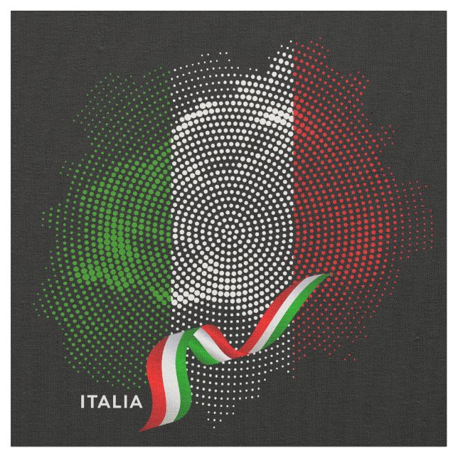 flagga för italien tyg (Närbild)