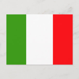 flagga för italien vykort