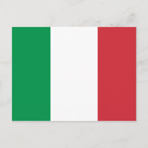 Flagga för italien vykort