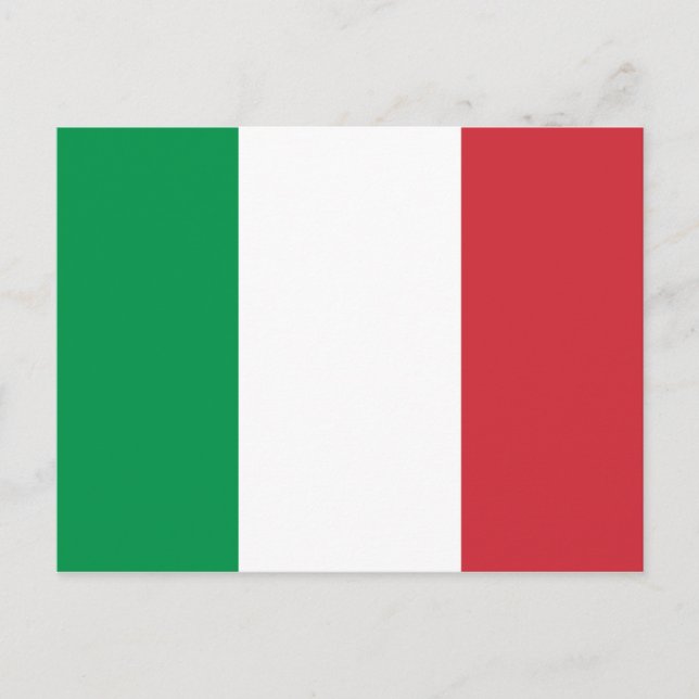 Flagga för italien vykort (Framsida)