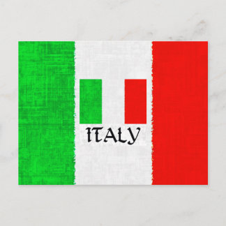 FLAGGA för italien Vykort