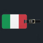 Flagga för italienmedborgarevärld bagagebricka<br><div class="desc">Önska att alla ska veta du föreställer ett bestämt land? Visa av din medborgarepride med denna flagga av världsprodukten. Detta objekt visar en världsflagga som presenterar flagga av italien.

Besökvärlds flaggor poster på https://www.zazzle.com/worldflagsposter för mer produkter som presenterar flaggor och baner från värld runt.</div>