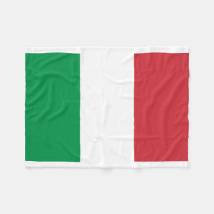 Flagga för italienmedborgarevärld fleecefilt