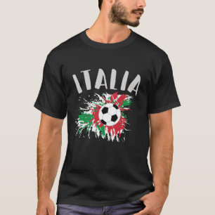 Flagga för italiens fotbolls-buss t shirt