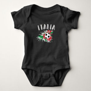Flagga för italiens fotbolls-buss t shirt