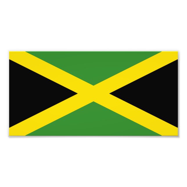 Flagga för Jamaica Fototryck (Framsidan)