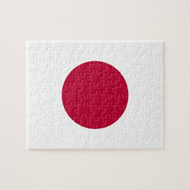 Flagga för Japan medborgarevärld Pussel (Horisontell)