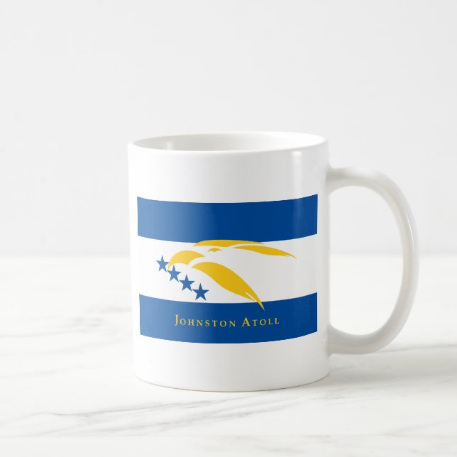 Flagga för Johnston Atoll Kaffemugg (Höger)