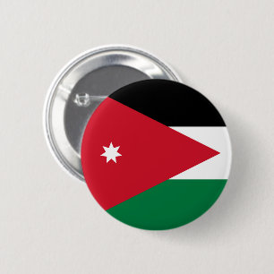 Flagga för Jordanien Knapp