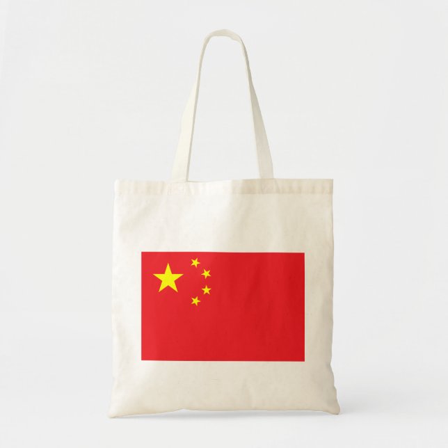 Flagga för Kina Tygkasse (Framsidan)