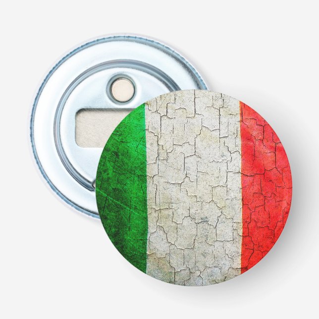 Flagga för krackad Italien Flasköppnare (Framsidan)