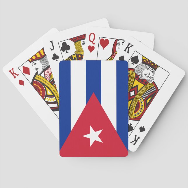 Flagga för Kuba Casinokort (Baksidan)