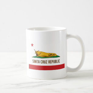 Flagga för kula för Santa Cruz republikbanan Kaffemugg
