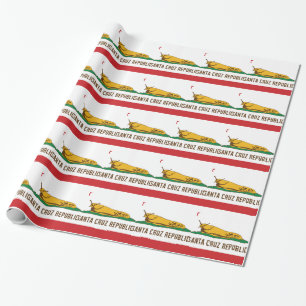 Flagga för kula för Santa Cruz republikbanan Presentpapper