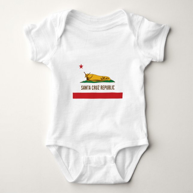 Flagga för kula för Santa Cruz republikbanan Tee (Framsida)