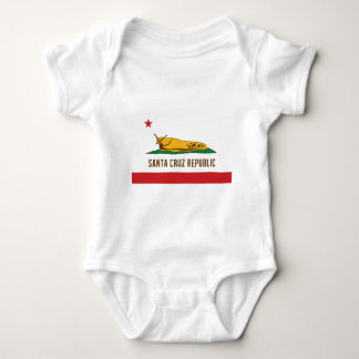 Flagga för kula för Santa Cruz republikbanan Tee Shirt