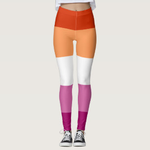 Flagga för lesbisk leggings