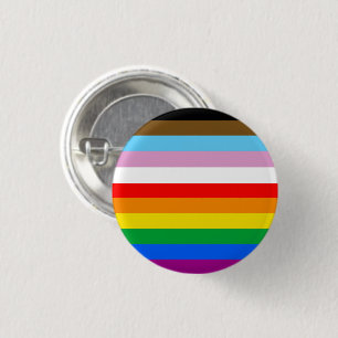 Flagga för LGBTQ+-förlopp Knapp