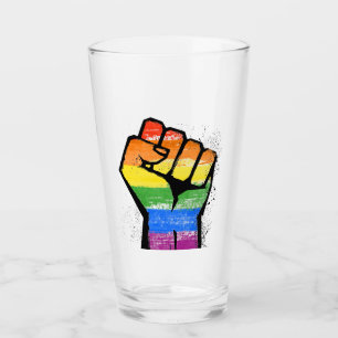 Flagga för LGBTQIA-Pride Glaskopp