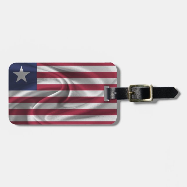 Flagga För Liberia Bagagebricka (Horisontell Framsida)