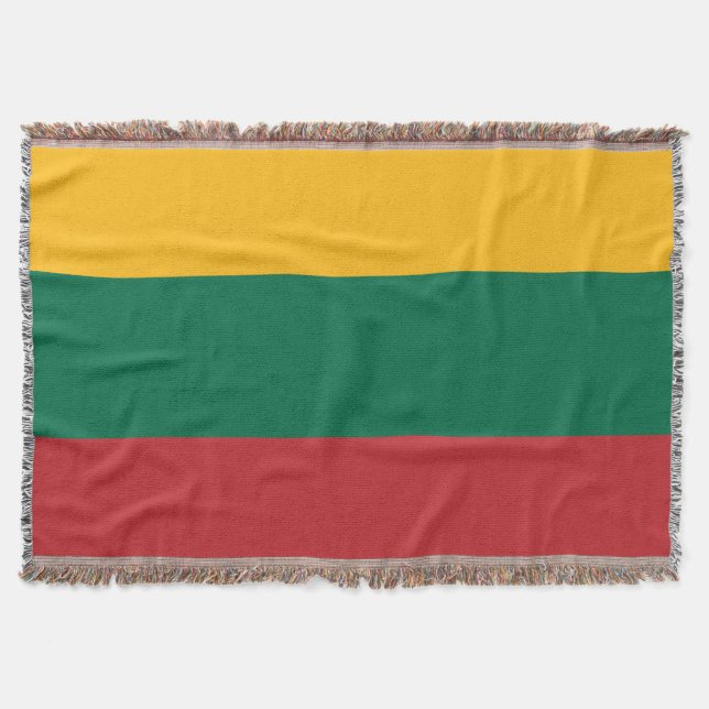 Flagga för Litauen Filt (Framsidan)