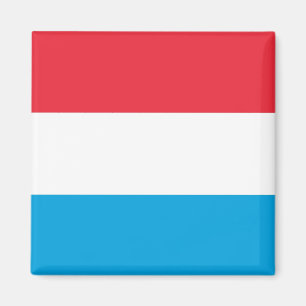 Flagga för Luxembourg medborgarevärld Magnet