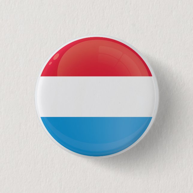 Flagga för luxemburgska rundikonen knapp (Framsida)