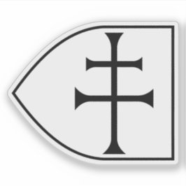 Flagga för Makurias kungarike (400-1590) Klistermärken