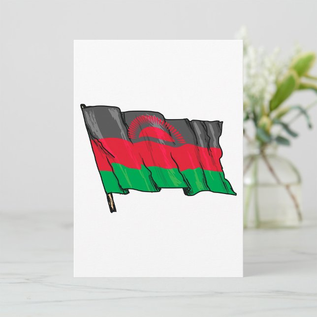 Flagga för Malawi Inbjudningar (Skapare uppladdad)