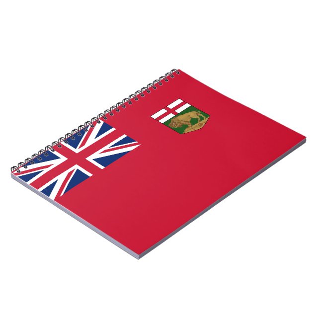 Flagga för Manitoba Anteckningsbok (Vänstra Sidan)
