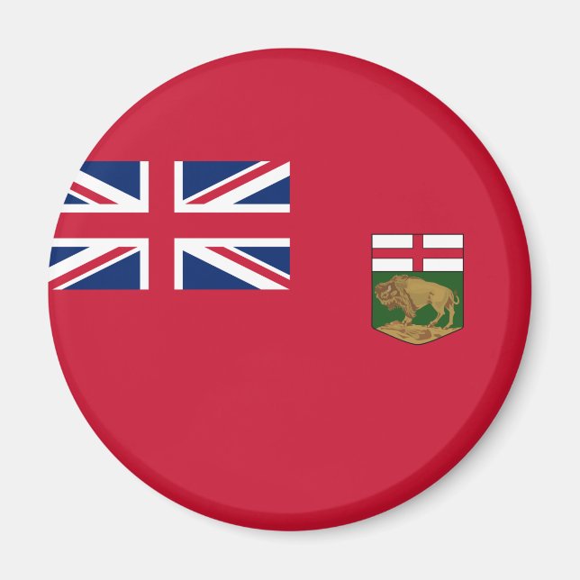 Flagga för Manitoba Magnet (Framsidan)