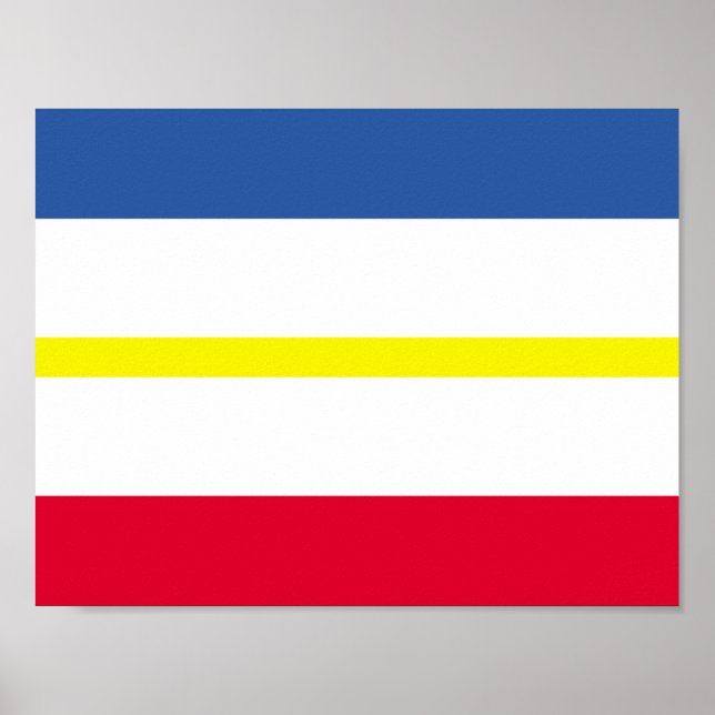 Flagga för Mecklenburg-Vorpommern affisch (Framsidan)