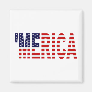 'Flagga för MERICA US Magnet