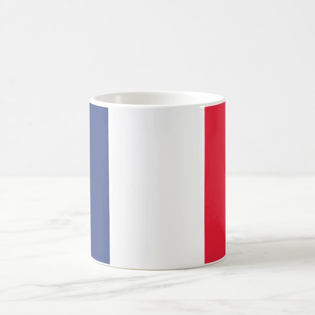Flagga för minimalistisk Fransk Kaffemugg (Center)