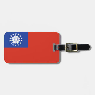 Flagga för Myanmar Easy ID Personal Bagagebricka