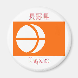 Flagga för Nagano Prefecture Magnet