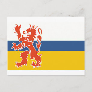 Flagga för nederländska Limburg Vykort