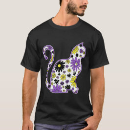 Flagga för nedre doodle-katt (HBT-T+)-Pride (HBT-) T Shirt