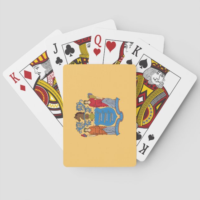 Flagga för New Jersey Casinokort (Baksidan)