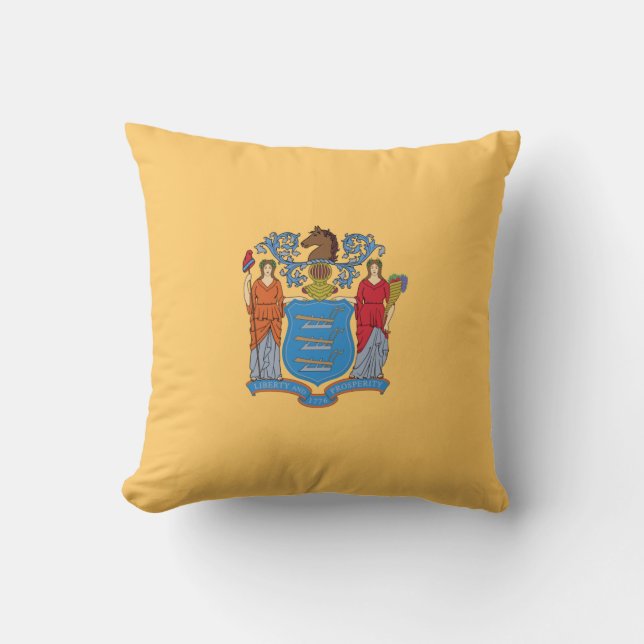 Flagga för New Jersey Kudde (Framsida)