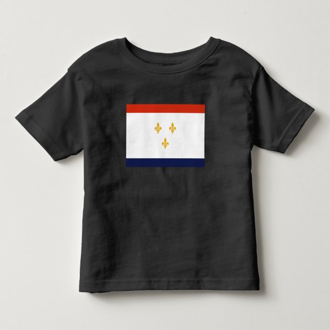 Flagga för New Orleans T Shirt (Framsida)