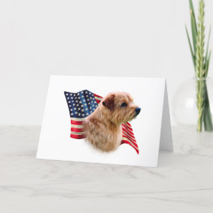 Flagga för Norfolk Terrier Kort
