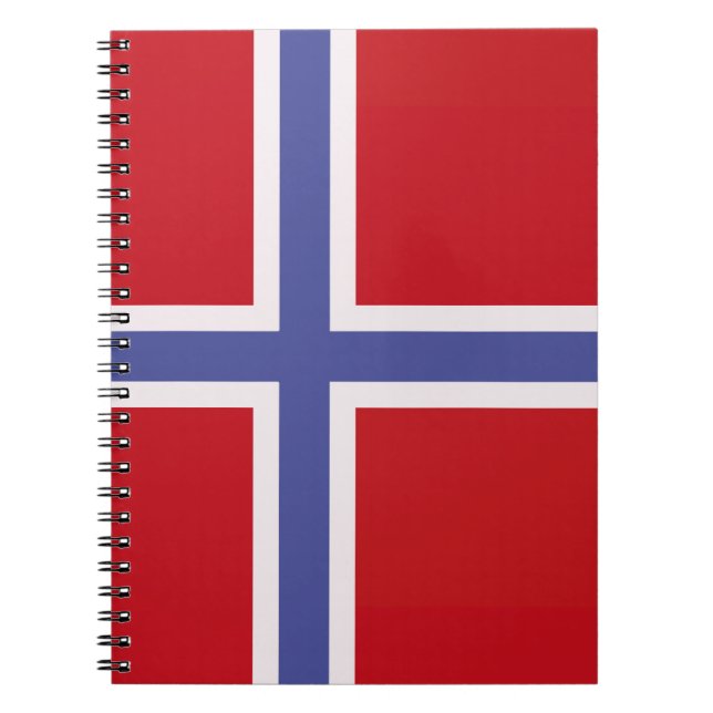 flagga för norge anteckningsbok (Framsidan)