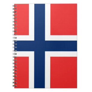 Flagga för norge anteckningsbok