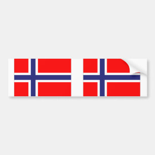 flagga för norge bildekal