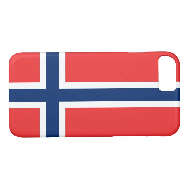 Flagga för norge Case-Mate iPhone skal (Baksida (horisontal))