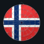 Flagga för norge darttavla<br><div class="desc">Flagga för norge</div>