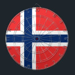 Flagga för norge darttavla<br><div class="desc">Flagga för norge</div>