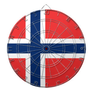Flagga för norge darttavla