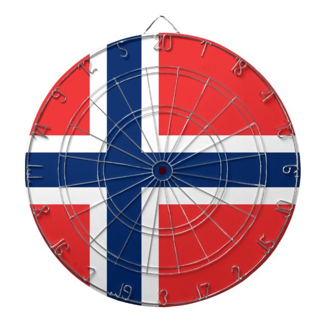 Flagga för norge darttavla (Framsidan)